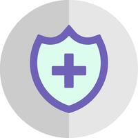 Shield Flat Scale Icon Design vector