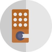 Lock Digital Flat Scale Icon Design vector