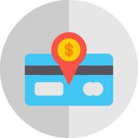 Direct Debit Flat Scale Icon Design vector