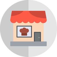 Restaurant Flat Scale Icon Design vector