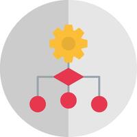 Algorithm Flat Scale Icon Design vector