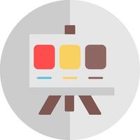 Story Board Flat Scale Icon Design vector