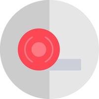 Adhesive Tape Flat Scale Icon Design vector