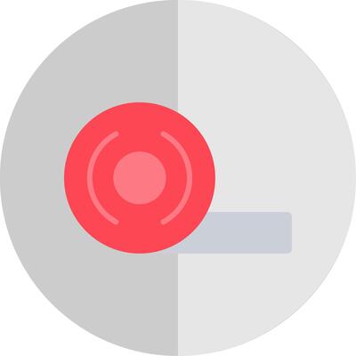 Adhesive Tape Flat Scale Icon Design