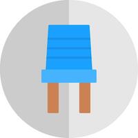 Chair Flat Scale Icon Design vector