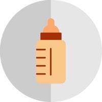 Baby Bottle Flat Scale Icon Design vector