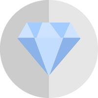 diamante plano escala icono diseño vector