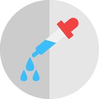 Dropper Flat Scale Icon Design vector