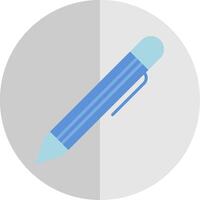 Pen Flat Scale Icon Design vector