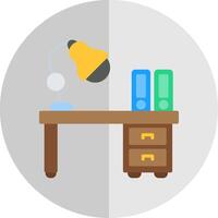 Workspace Flat Scale Icon Design vector