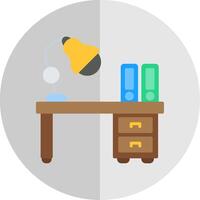 Workspace Flat Scale Icon Design vector