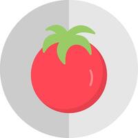 Tomatoes Flat Scale Icon Design vector