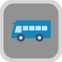 Coach Flat round corner Icon Design vector