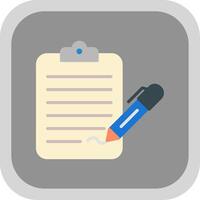 Check List Flat round corner Icon Design vector