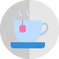 té plano escala icono diseño vector