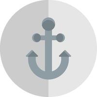 Anchor Flat Scale Icon Design vector