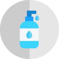 Liquid Soap Flat Scale Icon Design vector