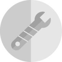 Wrench Flat Scale Icon Design vector