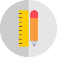 Ruler Flat Scale Icon Design vector