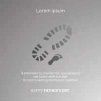 Happy Father's Day. social media post concept vector