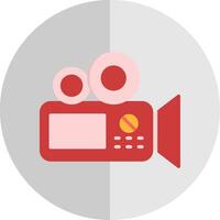 Camera Flat Scale Icon Design vector