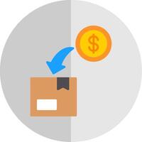 Fundraising Flat Scale Icon Design vector