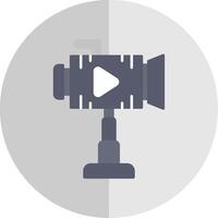 Camera Flat Scale Icon Design vector