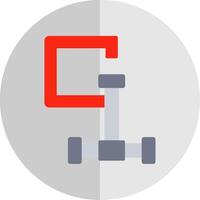 Clamp Flat Scale Icon Design vector