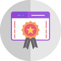 Web Page Flat Scale Icon Design vector