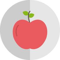 manzana plano escala icono diseño vector