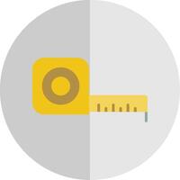 Measuring Tape Flat Scale Icon Design vector