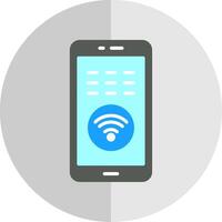 Wifi Flat Scale Icon Design vector