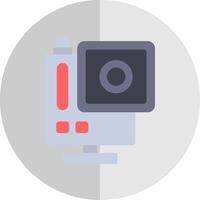 Gopro Flat Scale Icon Design vector