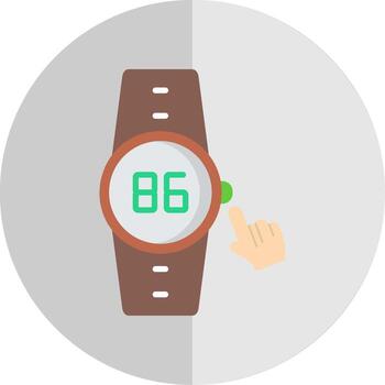 Button Flat Scale Icon Design vector