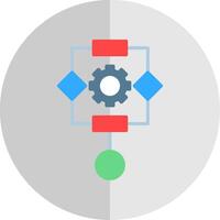 Algorithm Flat Scale Icon Design vector