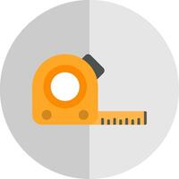 Tape Measure Flat Scale Icon Design vector