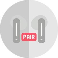 Pairing Flat Scale Icon Design vector