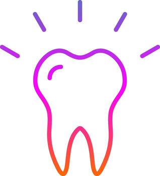 Artificial Line Gradient Icon Design vector