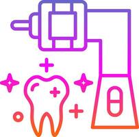 Filling Machine Line Gradient Icon Design vector