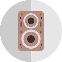 Speaker Flat Scale Icon Design vector