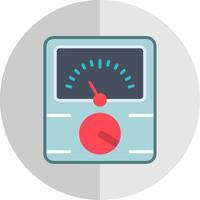 Dial Flat Scale Icon Design vector