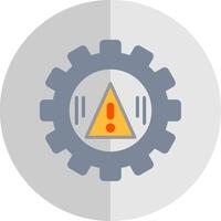 Risk Management Flat Scale Icon Design vector