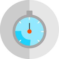 Stopwatch Flat Scale Icon Design vector