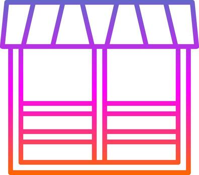 Stable Line Gradient Icon Design vector