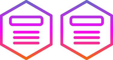 Infographic Elements Line Gradient Icon Design vector