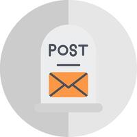 Post It Flat Scale Icon Design vector