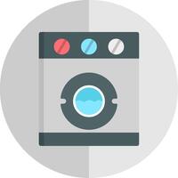 Washer Flat Scale Icon Design vector