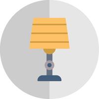 Lamp Flat Scale Icon Design vector