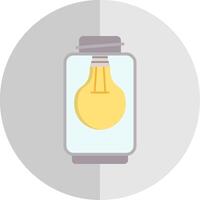 Lamp Flat Scale Icon Design vector