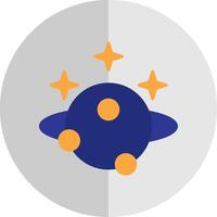 Astronomy Flat Scale Icon Design vector